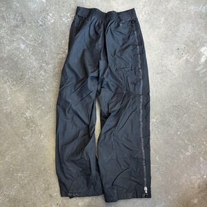 Vintage St John Bay Snow Pants Kids Large 12-14 Black Insulated Side Zip Ski 90s